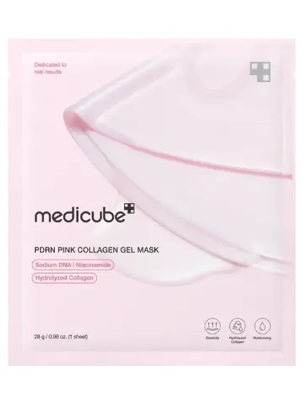 Medicube Укрепляющая гидрогелевая маска с ПДРН и коллагеном PDRN Pink Collagen Gel Mask 28 гр