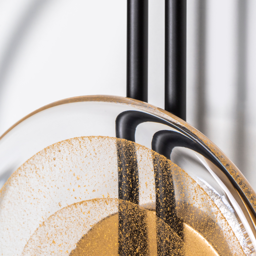 609622 Бра ERICA 5W LED 110LM G ЧЕРНЫЙ/ЗОЛОТО 3000K