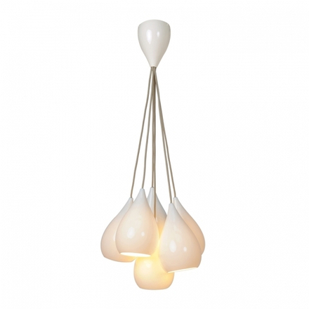 Подвесной светильник Drop One Grouping of Six Pendant Light, White Gloss Original BTC (UK)