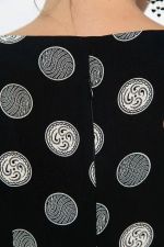 Платье Габриэль (черное/круги) П13953-10М LT Collection