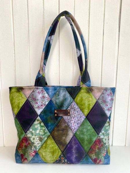 В ПУТИ, РОМБЫ ПЭЧВОРК, 100% хлопок, Handmade Fabrics 3