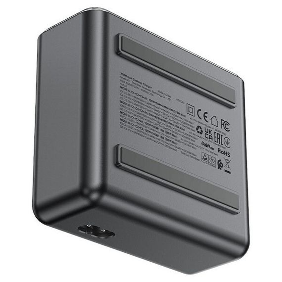 Зарядное устройство AceFast Z4 PD218W GaN 3*USB-C+USB-A (AF-Z4-GY) Space Gray