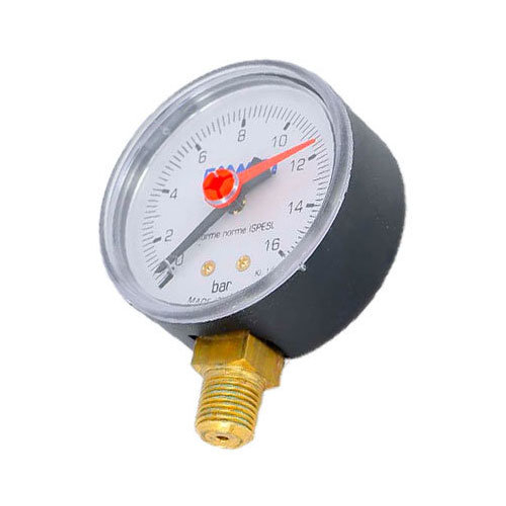 Манометр радиальный EMMETI D63 1/4 16 бар