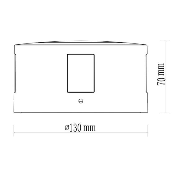 Уличный настенный светодиодный светильник De Markt Меркурий 807022801