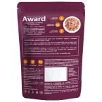 Влажный корм AWARD Hairball & Indoor для выведения шерсти у взрослых домашних кошек кусочки в соусе с уткой 85г