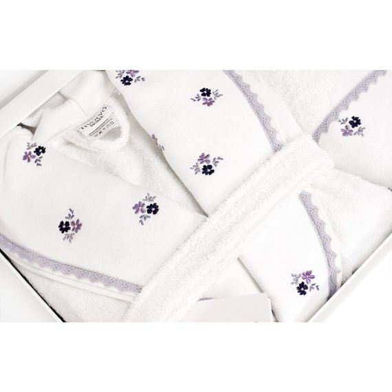 НАБОР Piccolo махровый женский халат   Tivolyo Home