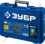 ЗУБР Т7, 20 В, 26 мм, 2 АКБ (4 А·ч), бесщеточный перфоратор, кейс, Профессионал (PB-260-42)