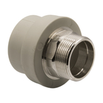 Муфта комб. нар 50х1 1/2'' под ключ EVER® plast  СЕРЫЙ (Россия)