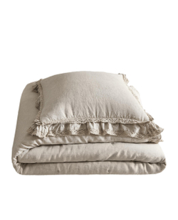 Zara Home покрывало из льна, светло-бежевый · 2112/005