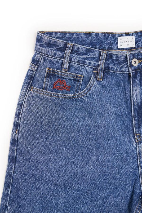 Шорты Bigger M blue washed синие - фото 3