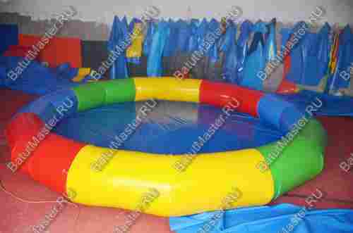 Круглый надувной бассейн «Разноцветный», 7*7*0,65 м