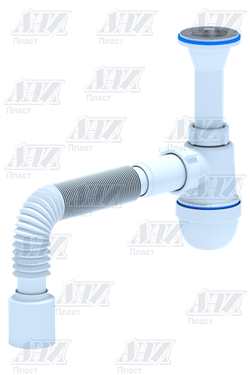 C2010 Сифон Ани 1 1/4"* 40с гибкой трубой 40х50 (30шт)