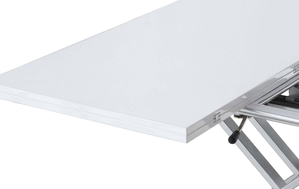 Стол-трансформер В2166 белый лак
