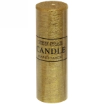 Свеча «New Star» 5*15см цвет золото ZD-074