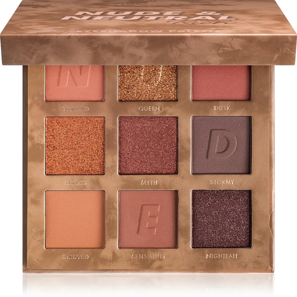 Barry M Nude & Neutral - палитра теней для век, 18 g