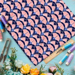 Ткань премиум атлас элегантные орнаменты