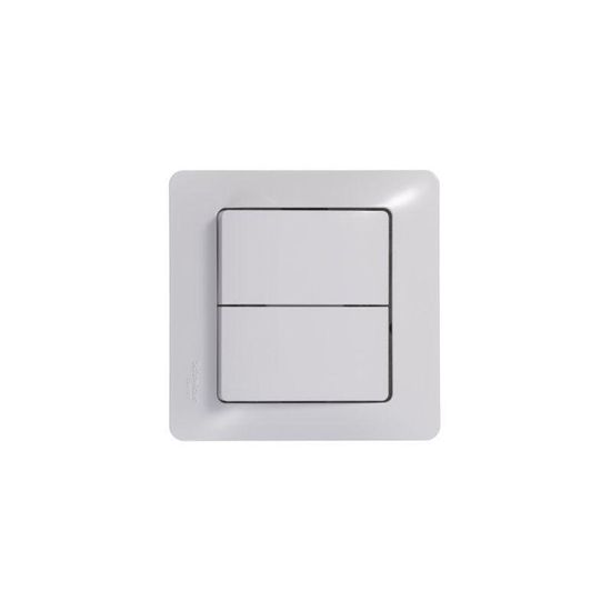 Выключатель 2-кл. СП Glossa 10А IP20 (сх. 5) 10AX механизм бел. SE GSL000151