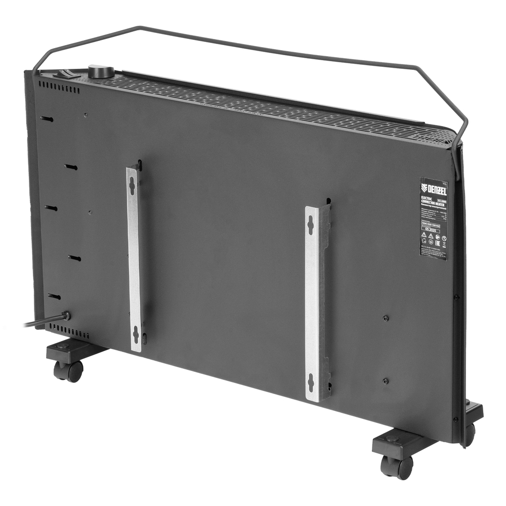 Конвектор электрический XCE-2000 B, 230 В, 2000 Вт, X-образный нагреватель Denzel