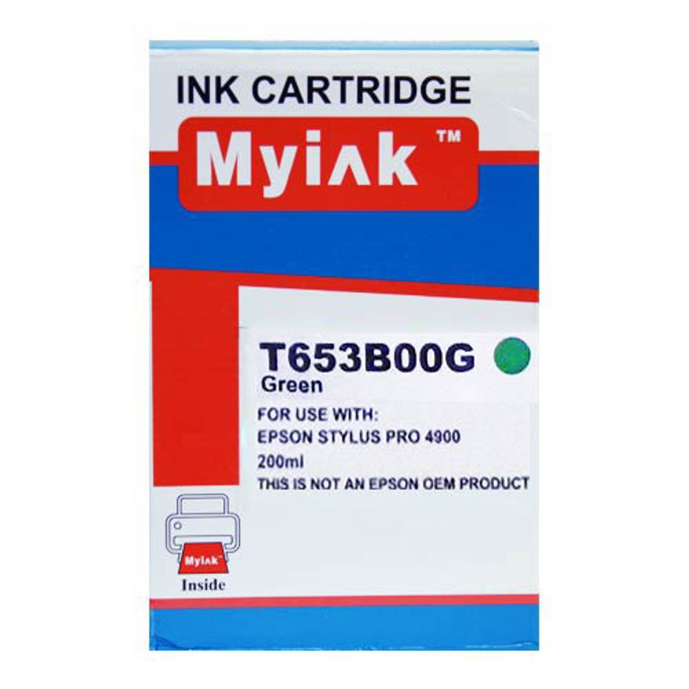 Картридж для (T653B) EPSON St Pro 4900 Green MyInk, Уценка
