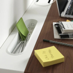 Письменный стол с регулировкой по высоте - IKEA MITTZON/МИТТЗОН ИКЕА, 120х80х65-85 см, белый/коричневый