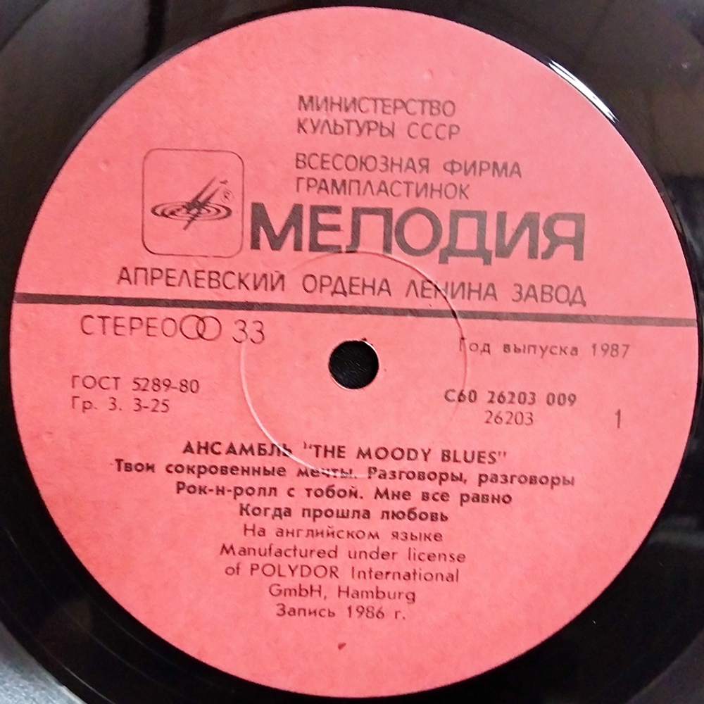 The Moody Blues / The Other Side Of Life (LP)