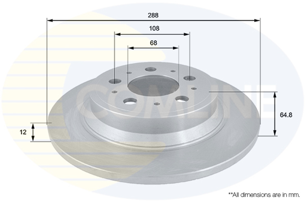 COMLINE - ADC1909-CML - Brake Disc
