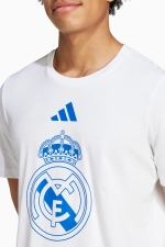 Футболка adidas Real Madrid 24/25 DNA Graphic Tee - белый