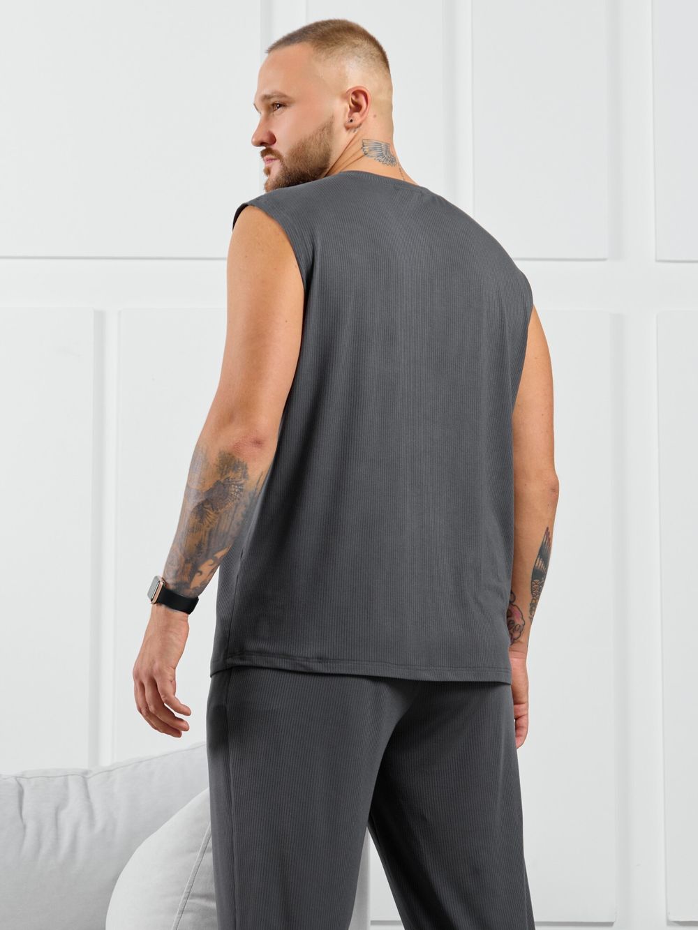 Майка мужская Алессандро-2 Виотекс ГРАФИТОВЫЙ