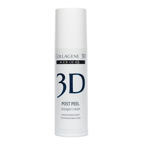 Коллагеновый крем для лица после проведения агрессивных процедур Medical Collagene 3D Post Peel (проф) 150мл