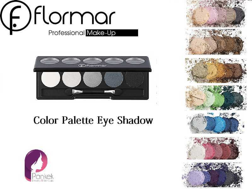 FLORMAR Палетка теней для век Color Palette Eye Shadow