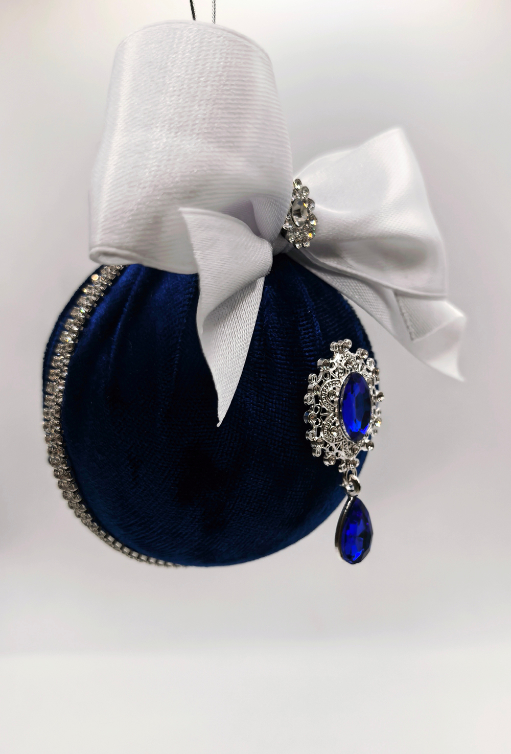 Ёлочные игрушки "БАРХАТ" 4шт