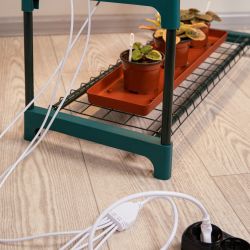 Разветвитель сетевой для линейных светильников ЭРА 5х IEC C5 3pin 2m для подключения 5 светильников | Аксессуары для фито светильников