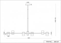 Люстра на штанге F-promo Chart 3092-6P