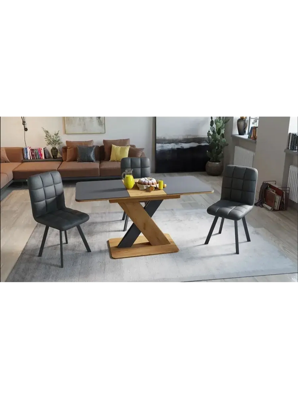 Стол кухонный обеденный раздвижной 110,4х70х75,7 см