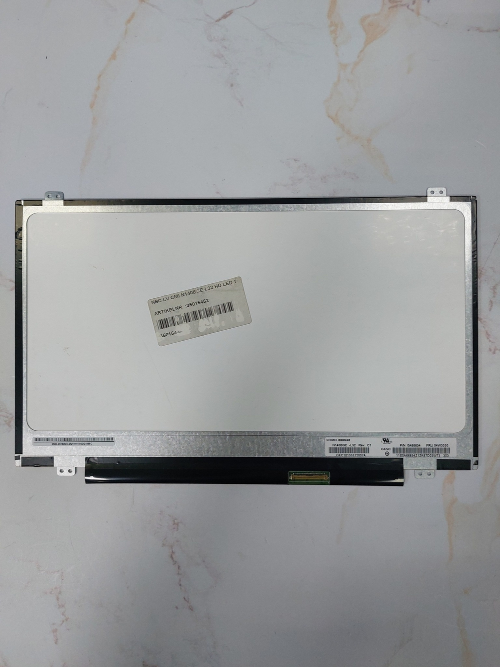 Матрица для ноутбука Lenovo M490 N140BGE-L32 (Slim,HD,40pin,Mat)(18200239), оригинал