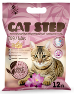 Наполнитель Cat Step 12л Tofu Lotus комкующийся растительный