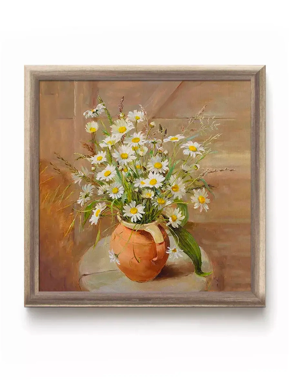 Картины на стену интерьерная на холсте 4 шт, 23*23 см