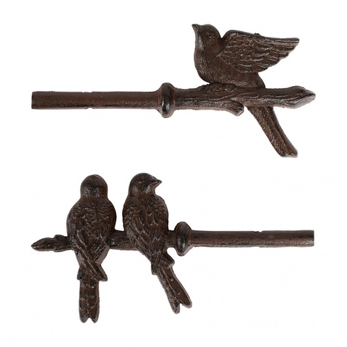 Наконечники для карниза "Птички" (чугун)