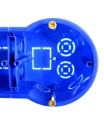 Установочная коробка Электро 5-х местная для твердых стен (кирпич, бетон) 360х75х45 синяя 1 шт