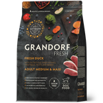 GRANDORF FRESH Свежее мясо утки с бататом для собак средних и крупных пород