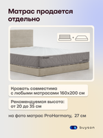 Бескаркасная кровать BuyBest (велюр)