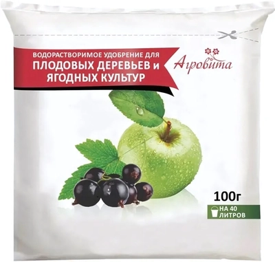 Удобрение Агровита Для Плодовых Деревьев И Ягодных Культур 100Гр.-50Шт./Уп.