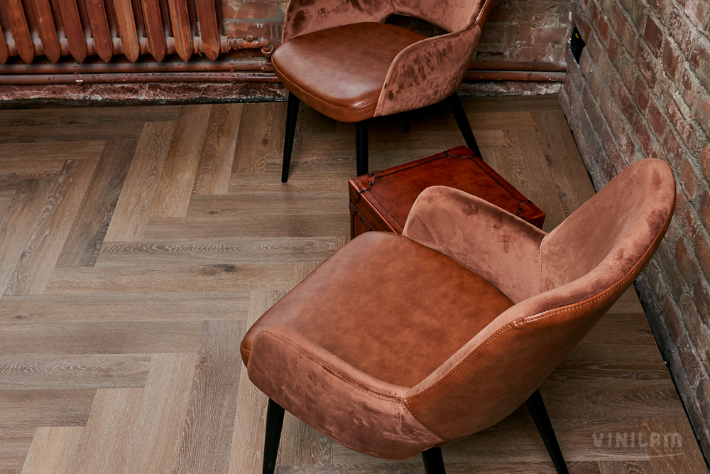 Виниловый ламинат VINILAM PARQUET Herringbone GD11199 Паркет Венецианский Glue