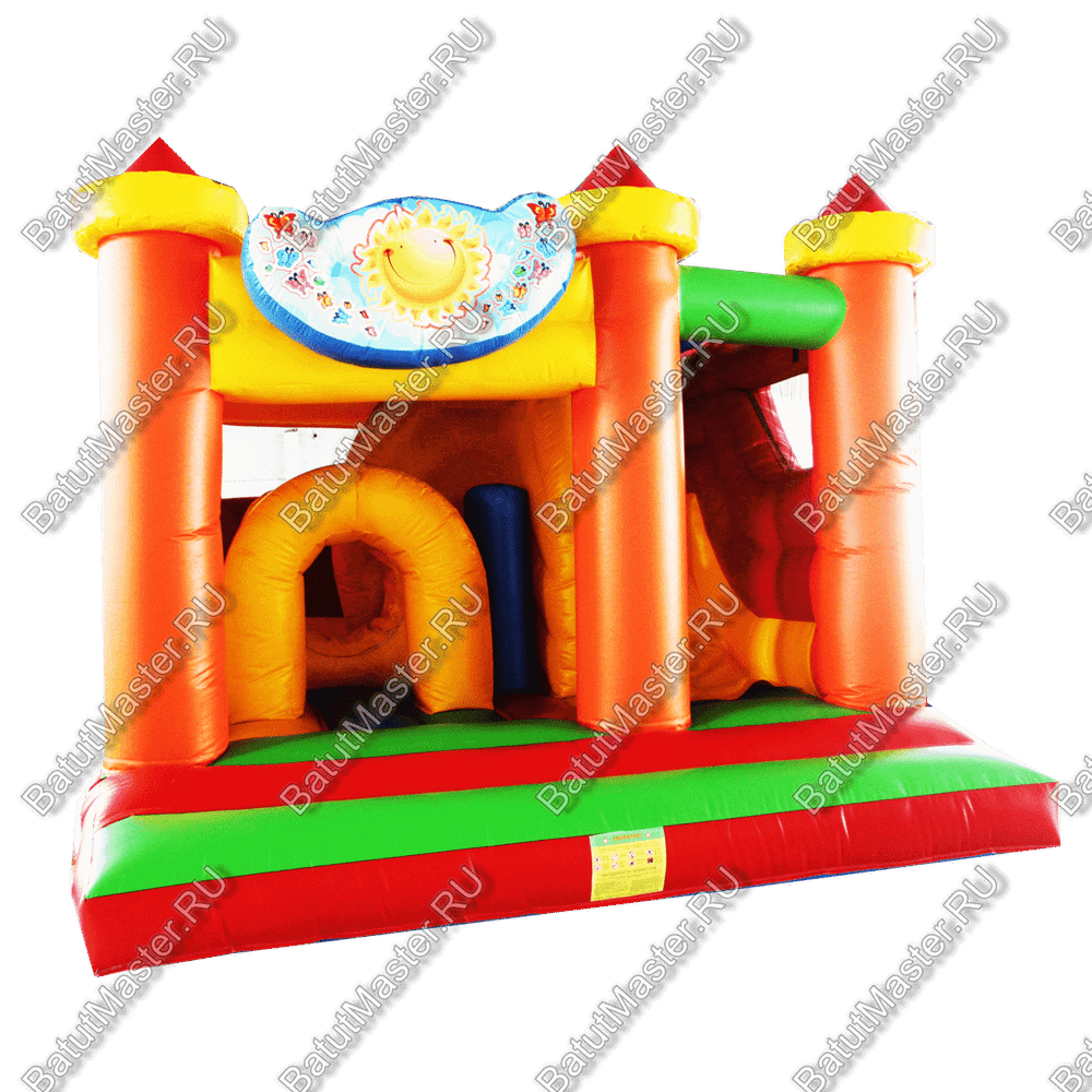 Надувной батут "Солнечный домик" 4*3,5*3м