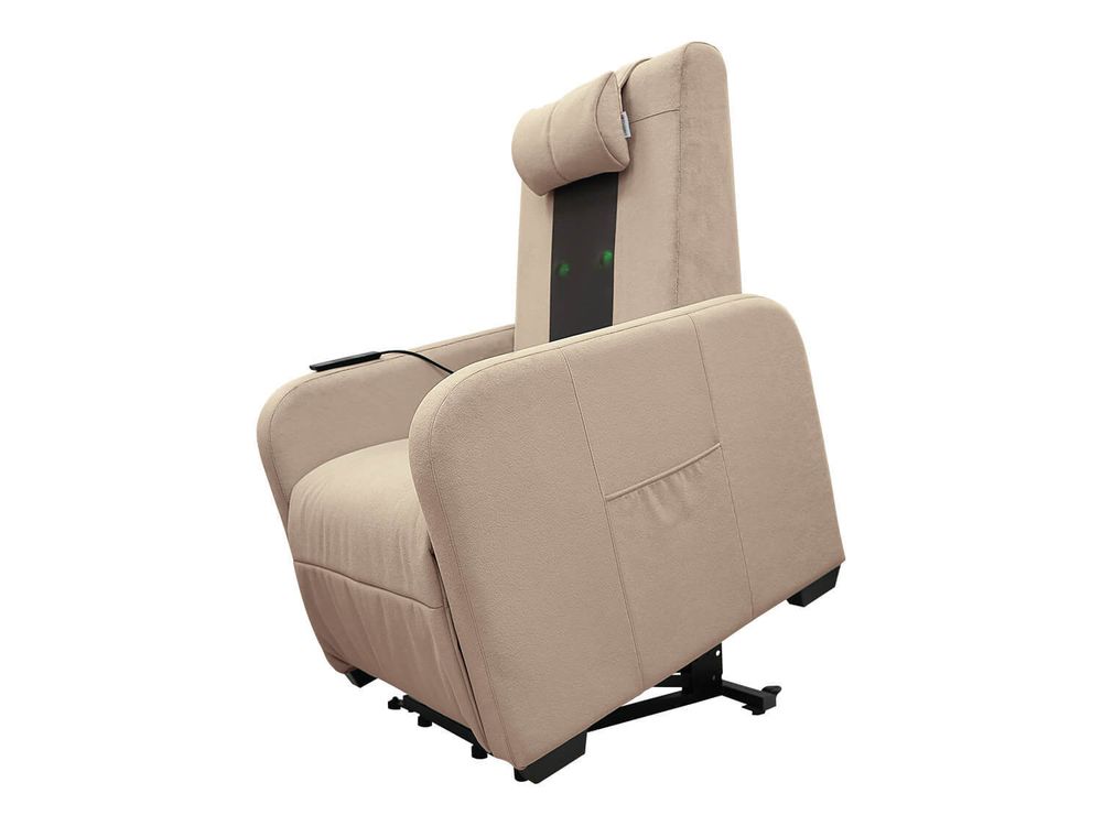 Массажное кресло реклайнер с подъемом FUJIMO LIFT CHAIR F3005 FLFL Ваниль (Sakura 4)