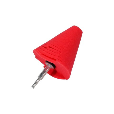 A302 100 мм Конусный мягкий полировальник (красный)