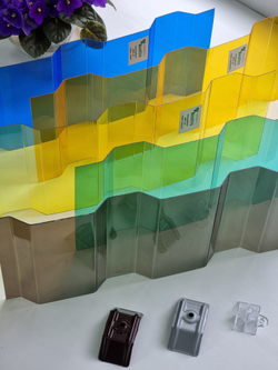 Профилированный поликарбонат NOVATTRO МП 20 1.15/3М 1.3