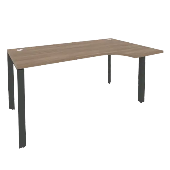 Onix Стол эргономичный правый на П-образном м/к O.MP-SA-1 (R) 1580*980*750 (720/460)