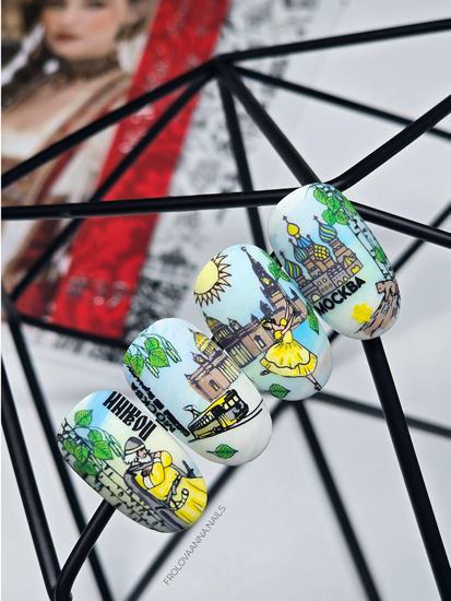 Пластина для стемпинга Enigmanic Stamping №039 Russian Style