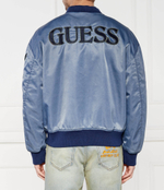 Куртка бомбер ACE TWILL WASHED BOM GUESS - голубой(M4GL10 WFA20)